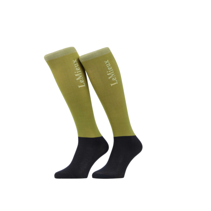 LeMieux - Chaussettes d’équitation Competition gooseberry (x2)