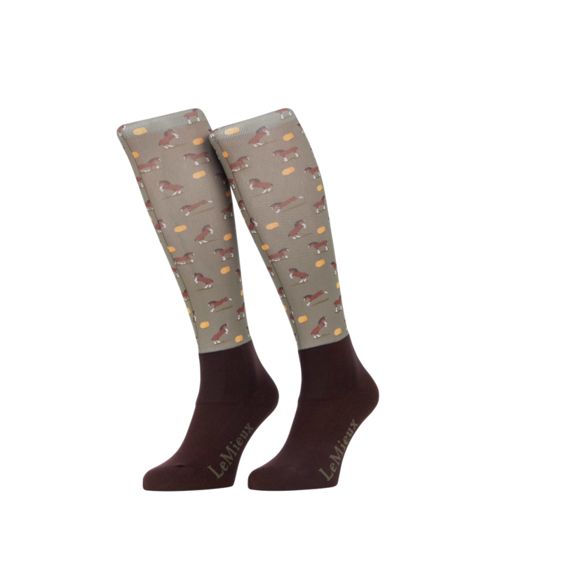 LeMieux - Chaussettes d'équitation Footsie clydesdale/ willow