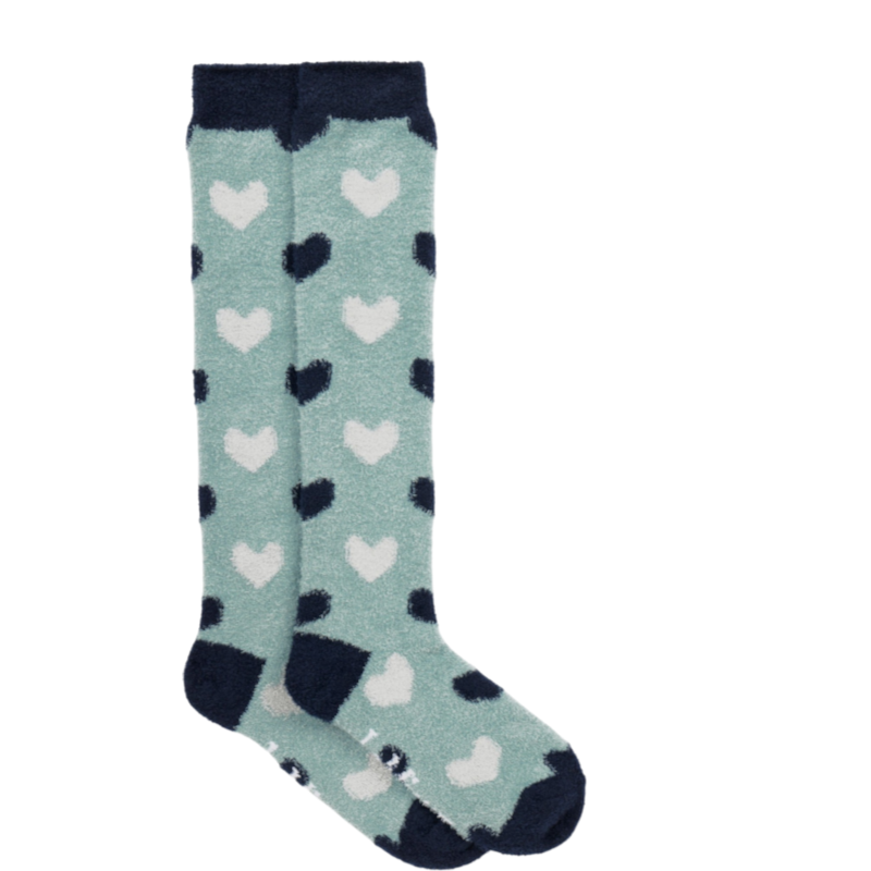 LeMieux - Chaussettes d'équitation Heart Fluffies aloe