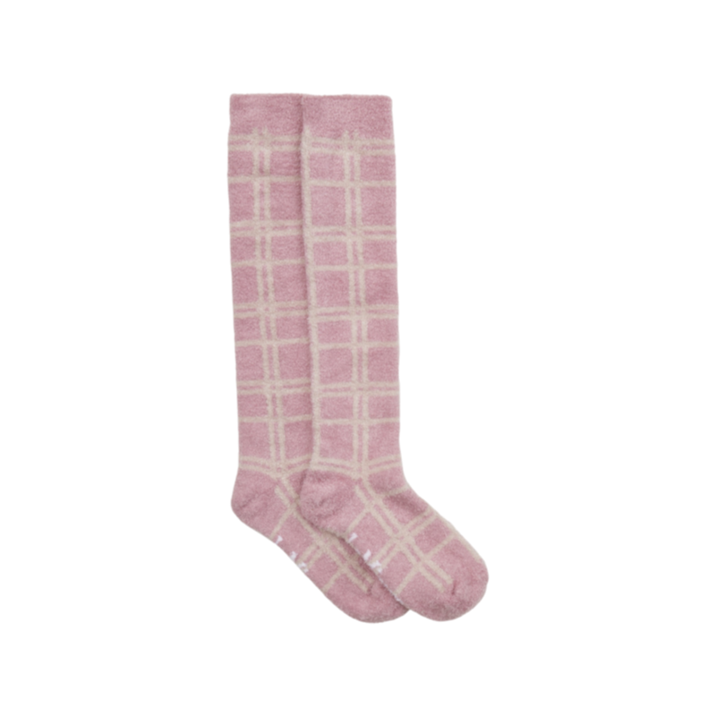 LeMieux - Chaussettes douces Heritage Check wild rose