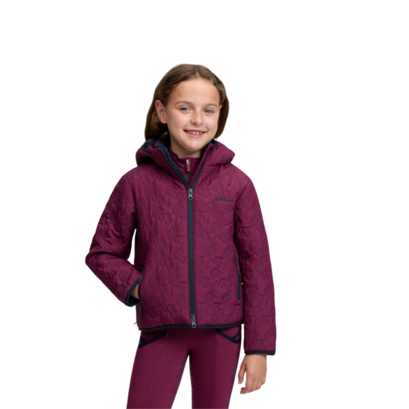 LeMieux - Doudoune matelassée enfant Mini Lola blackberry