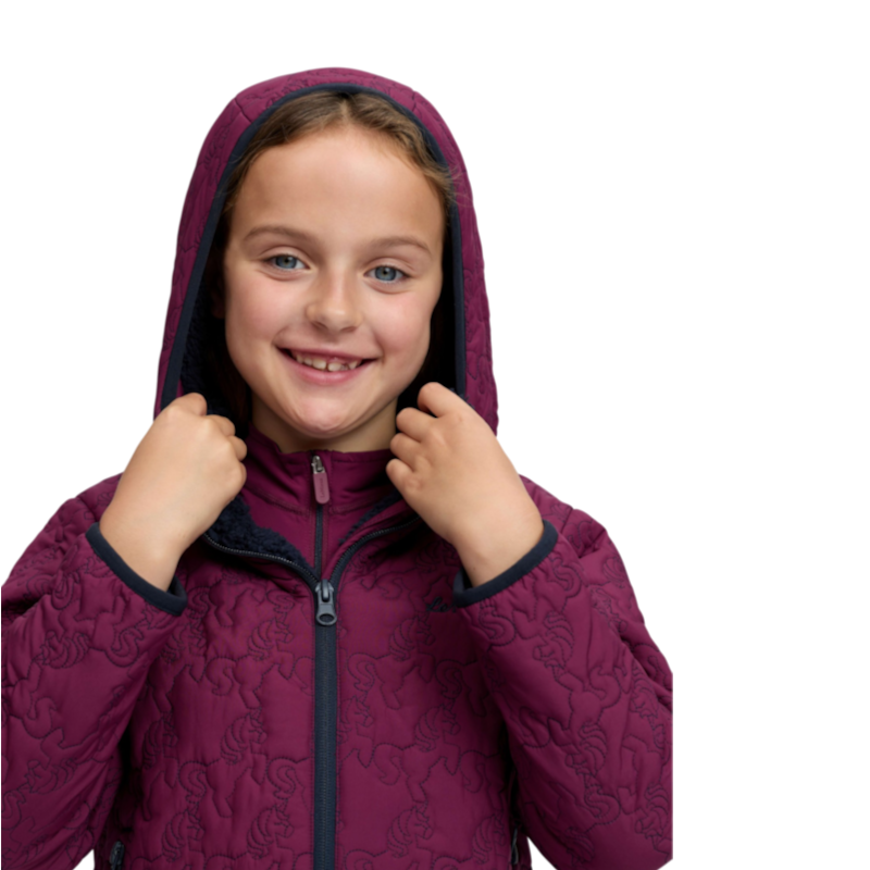 LeMieux - Doudoune matelassée enfant Mini Lola blackberry