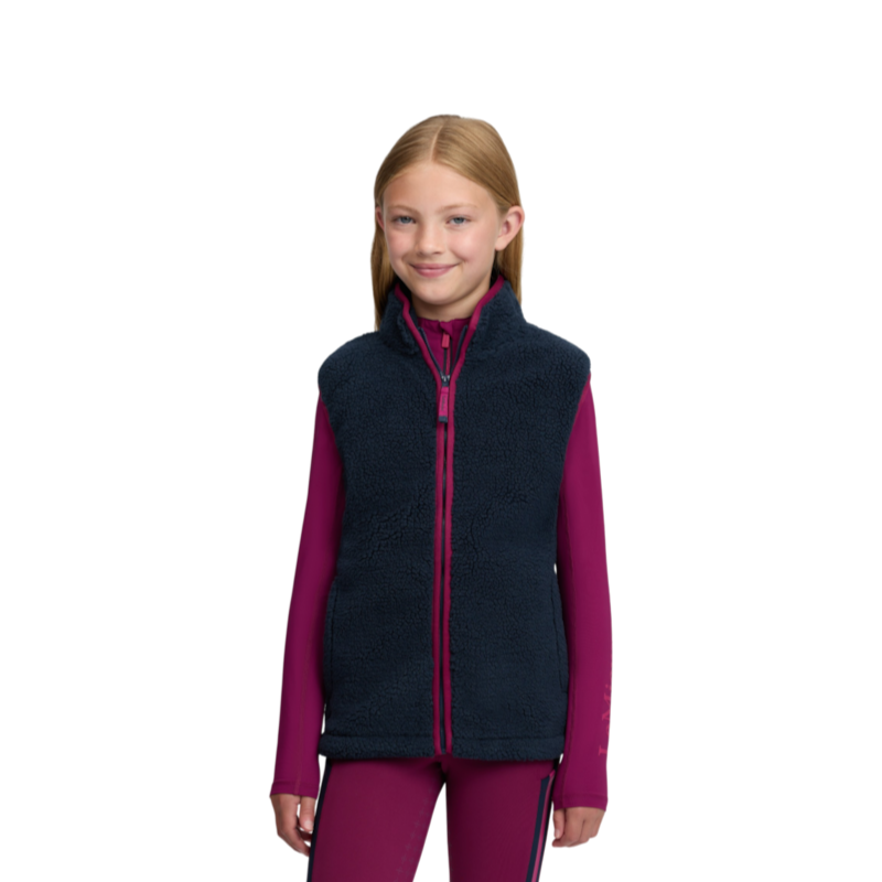 LeMieux - Gilet polaire enfant Trinity Teddy marine