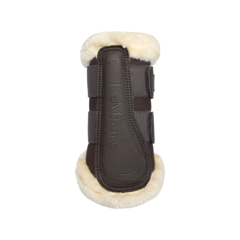 LeMieux - Guêtres fermées Heritage Fleece Edged cocoa