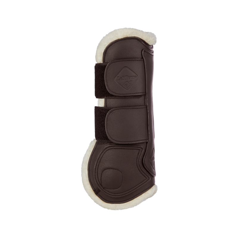 Lemieux - Guêtres ouvertes tendons Capella Comfort marron | - Ohlala