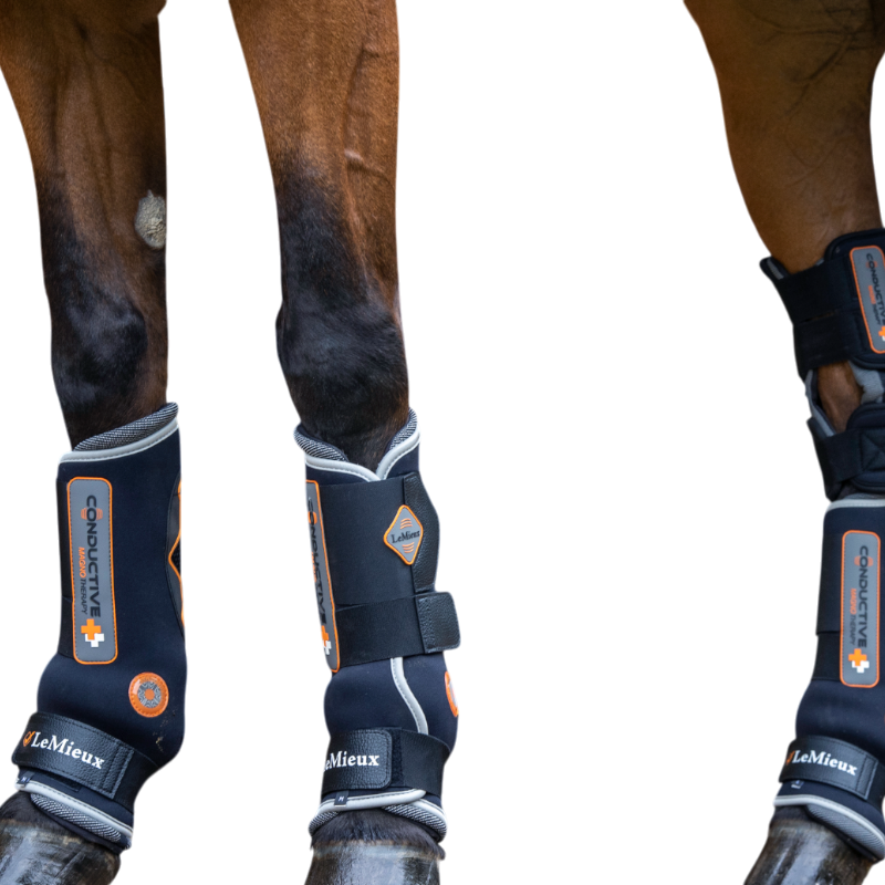 Lemieux - Guêtres thérapeutiques Conductive Magno noir | - Ohlala