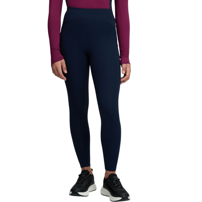 LeMieux - Legging d'équitation fille Pull-on brossé Young Rider Nell marine