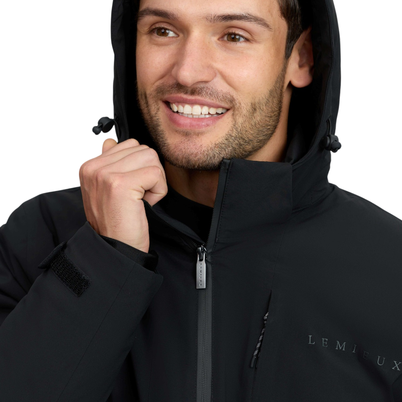 LeMieux - Manteau d'entraînement imperméable homme noir
