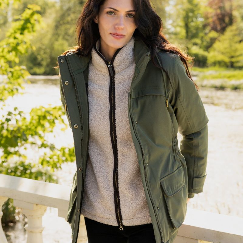 LeMieux - Manteau imperméable femme Heritage Beatrice olive