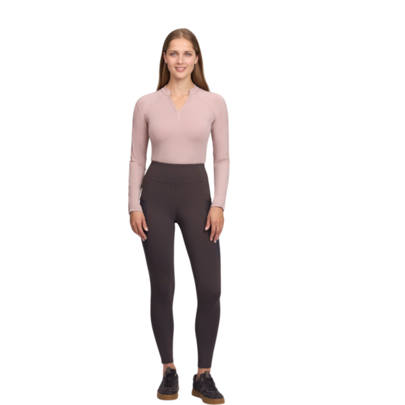 LeMieux - Pantalon d’équitation Pull-On femme Naomi cocoa
