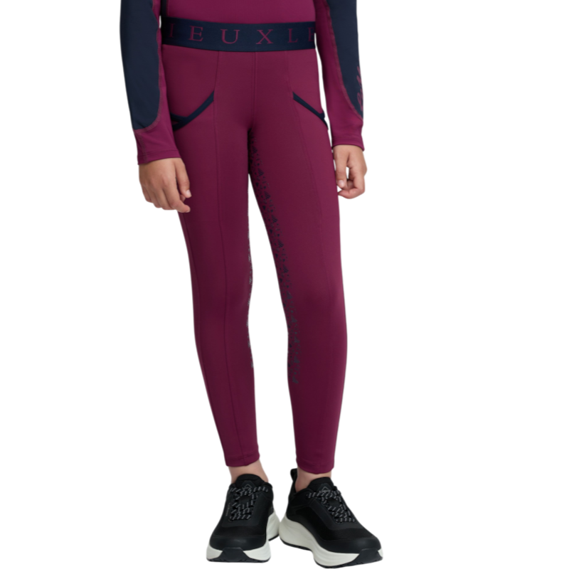 LeMieux - Pantalon d’équitation enfant Mini Pull On blackberry