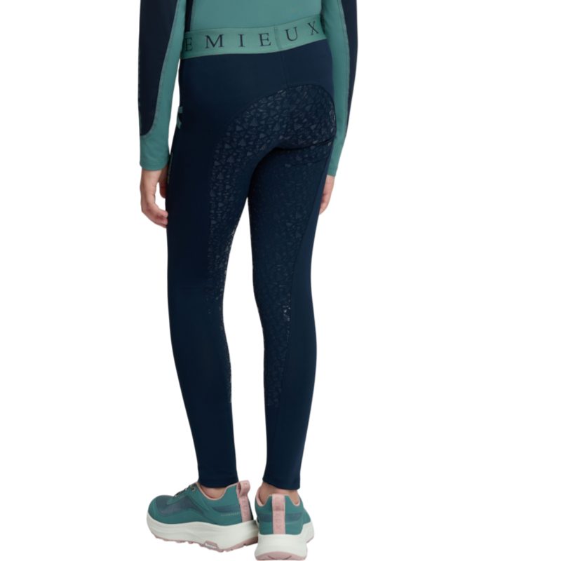 LeMieux - Pantalon d’équitation enfant Mini Pull On navy/ aloe