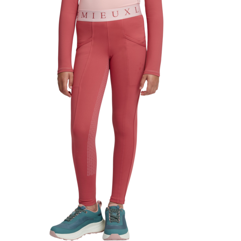 LeMieux - Pantalon d’équitation enfant Mini Pull On spiced earth