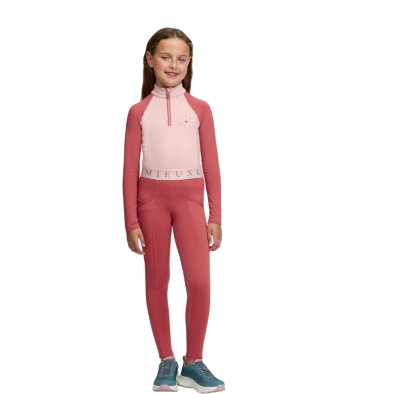 LeMieux - Pantalon d’équitation enfant Mini Pull On spiced earth