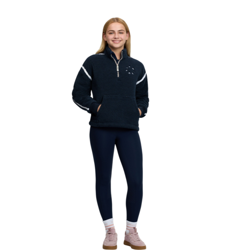 LeMieux - Polaire manches longues enfant Jody Teddy marine