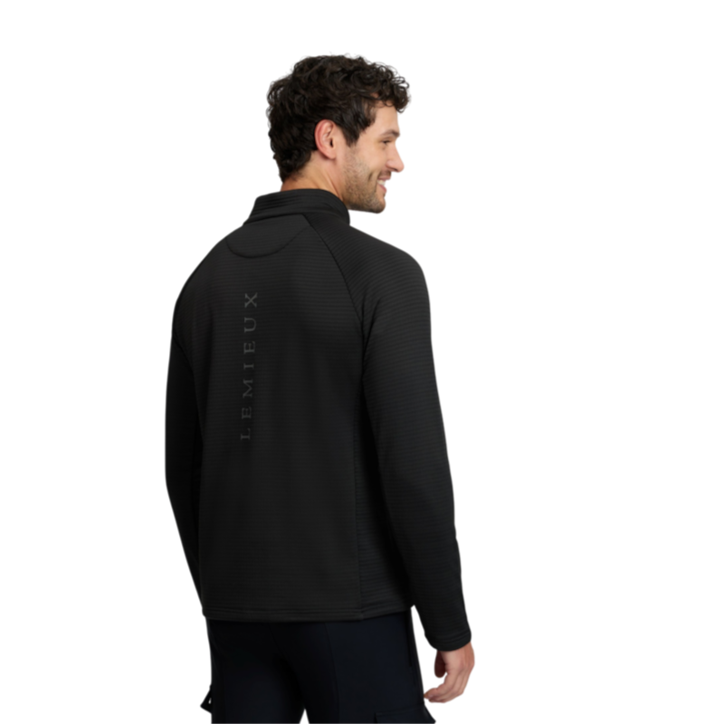 LeMieux - Polaire technique col zippé homme noir