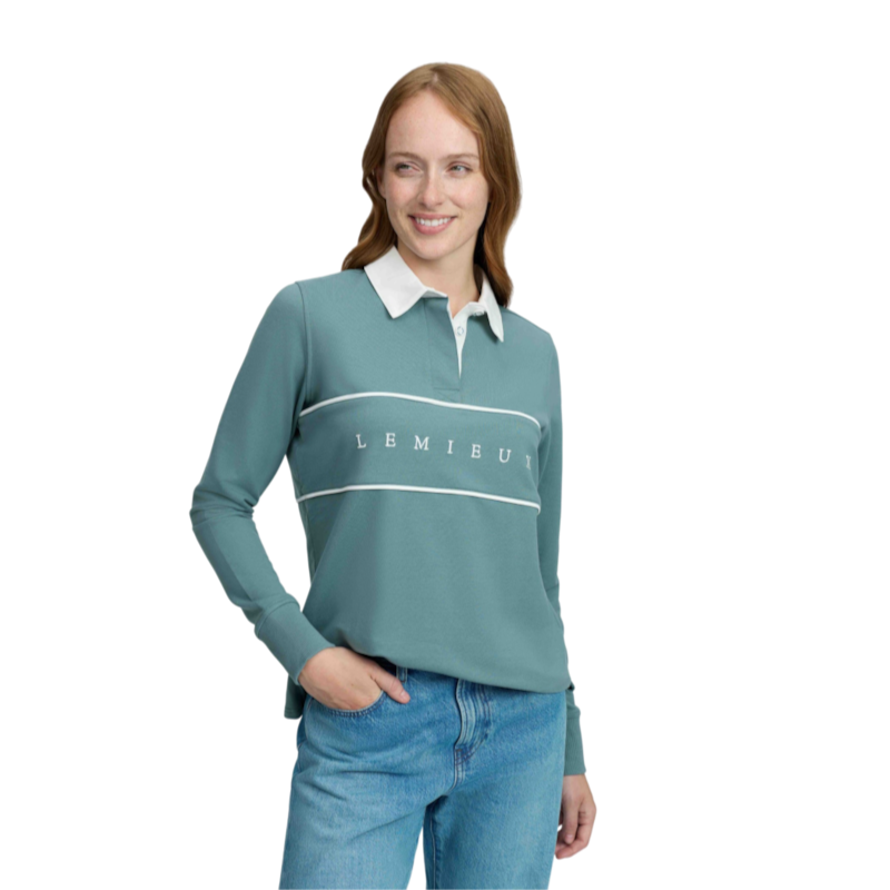 LeMieux - Polo manches longues femme Rochelle aloe