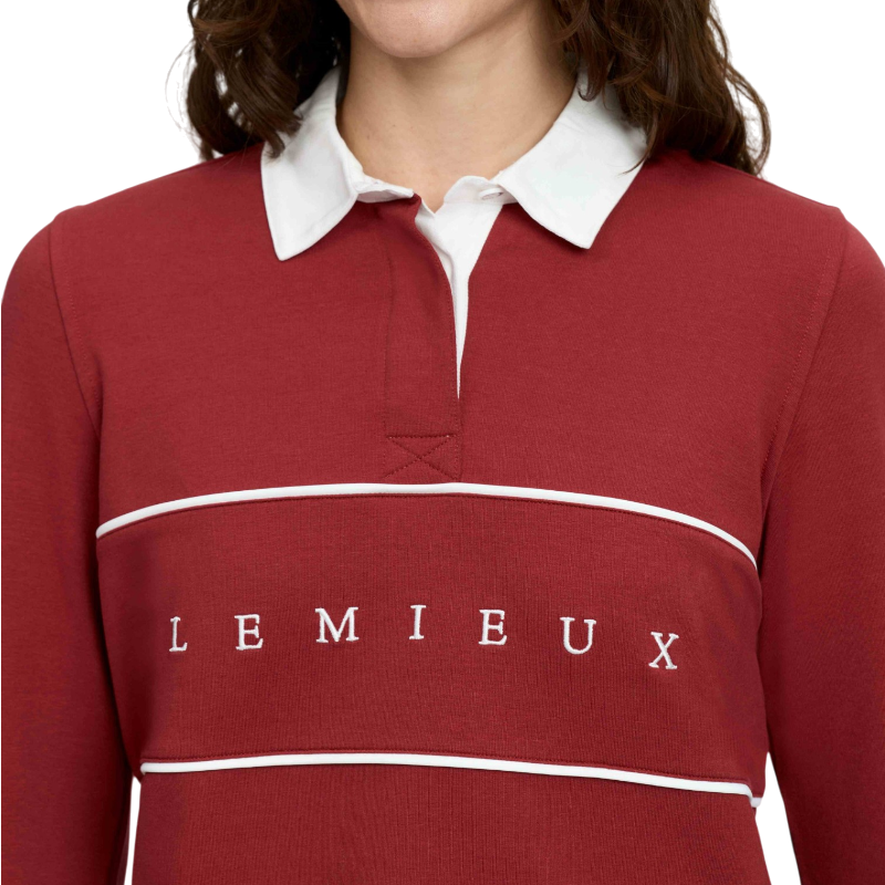 LeMieux - Polo manches longues femme Rochelle russet