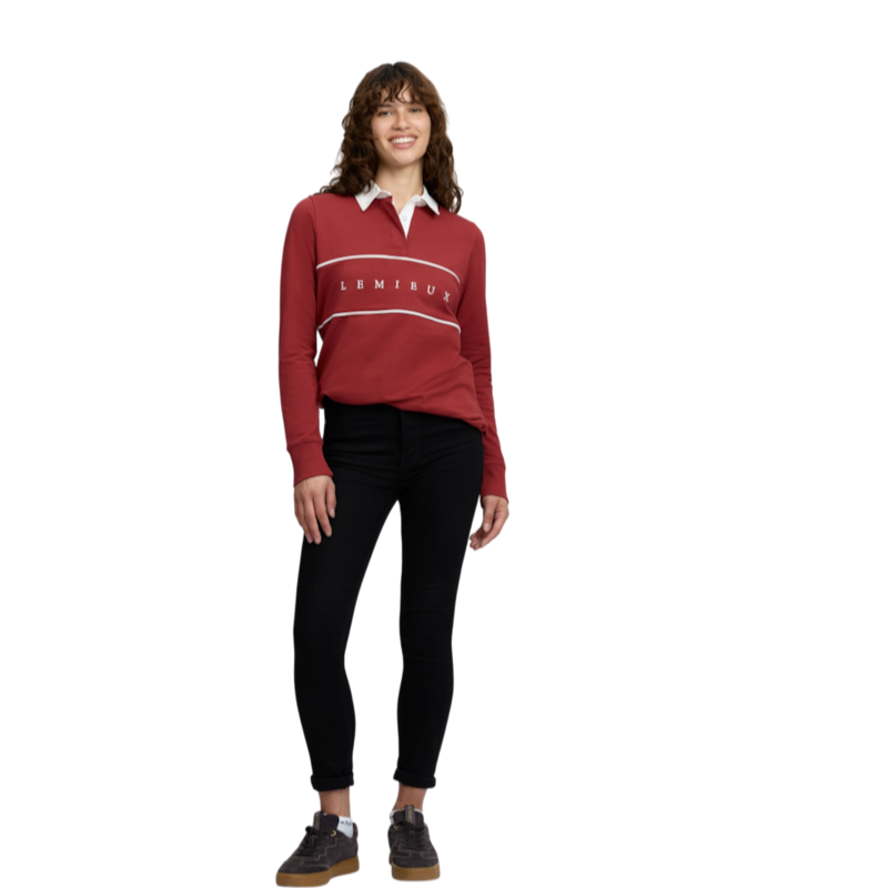 LeMieux - Polo manches longues femme Rochelle russet