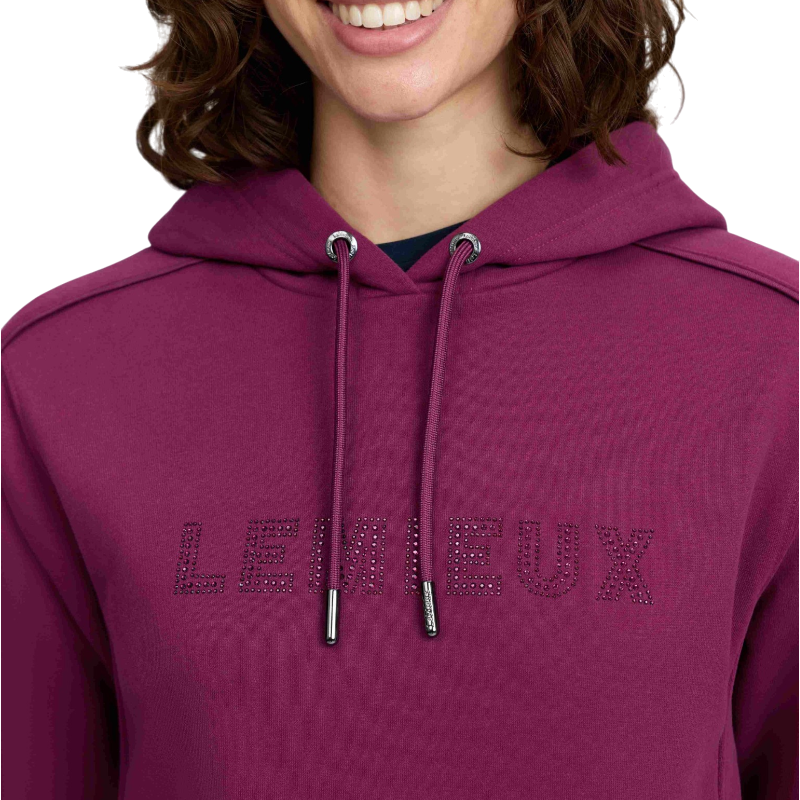 LeMieux - Sweat à capuche femme Eden Sparkle blackberry