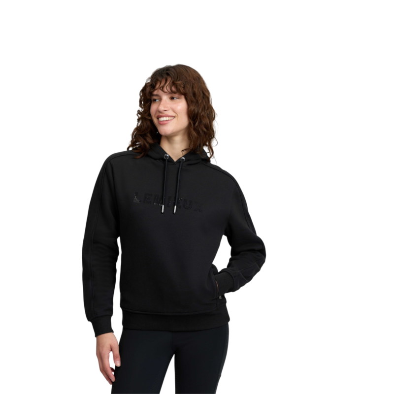 LeMieux - Sweat à capuche femme Eden Sparkle noir