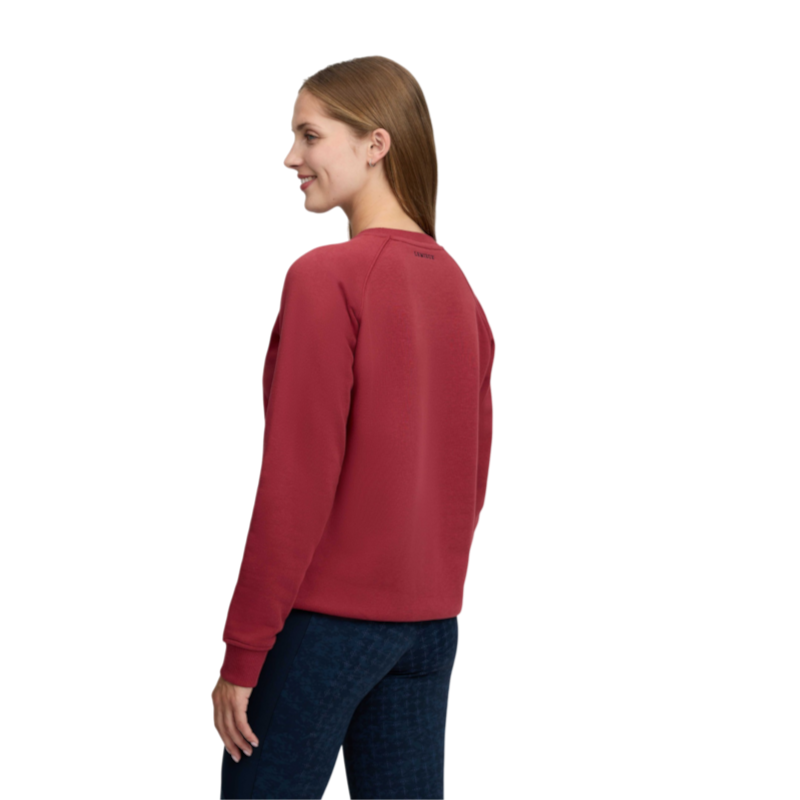 LeMieux - Sweat col rond femme Vida Varsity russet