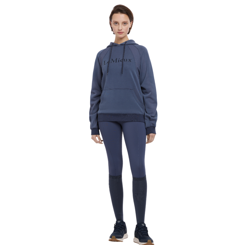Lemieux - Sweat manches longues à capuche femme Nadine dusk blue