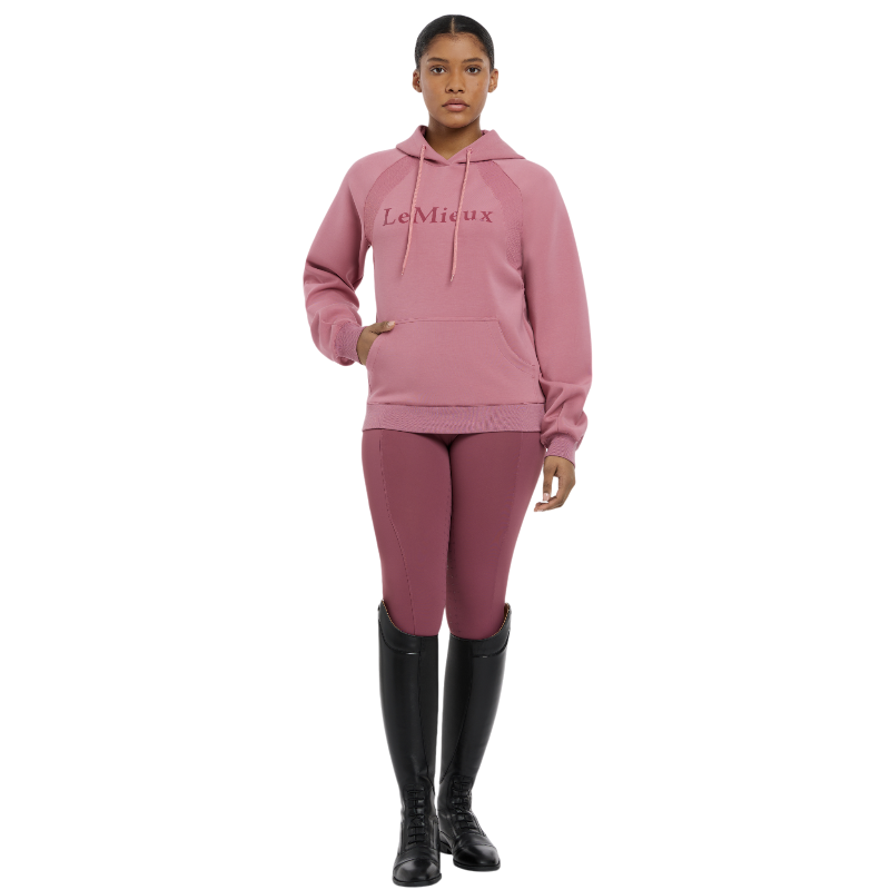 Lemieux - Sweat manches longues à capuche femme Nadine peony