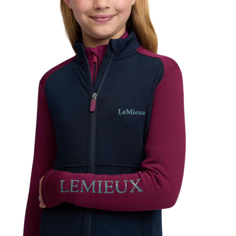 LeMieux - T-shirt technique manches longues enfant Bethany blackberry