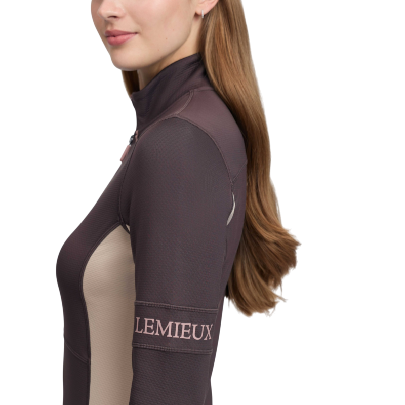 LeMieux - T-shirt technique manches longues femme Matilda cocoa