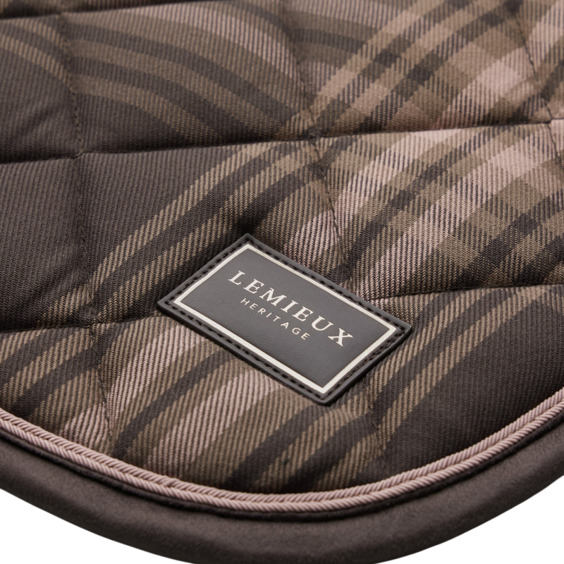 LeMieux - Tapis de dressage Heritage Check cocoa