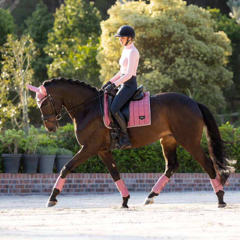 Lemieux - Tapis de dressage Square Loire Classic peony