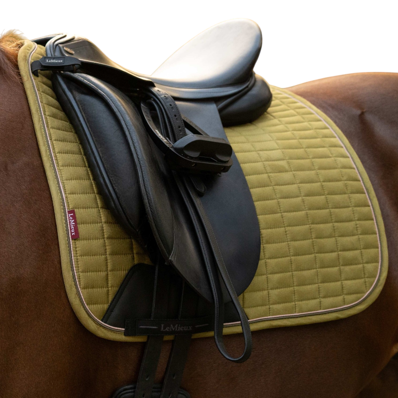 LeMieux - Tapis de dressage Suede Square gooseberry