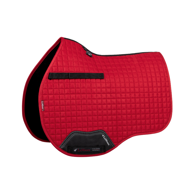 Lemieux - Tapis de selle GP Suede Square chili