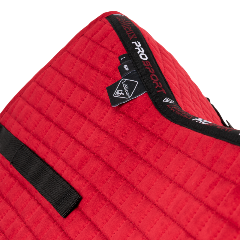Lemieux - Tapis de selle GP Suede Square chili