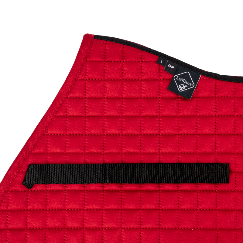 Lemieux - Tapis de selle GP Suede Square chili