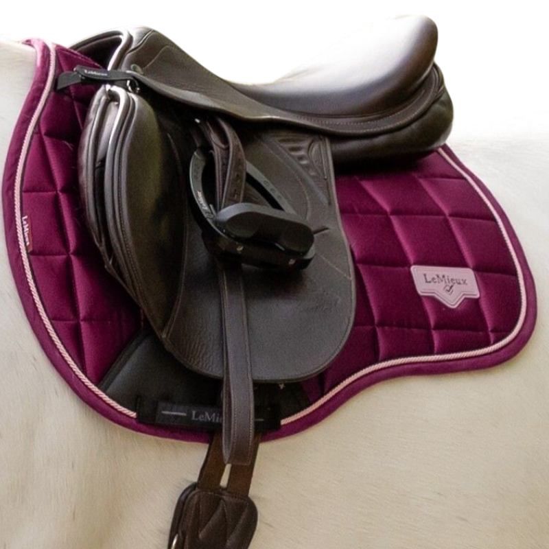 LeMieux - Tapis de selle Mixte Square Loire Classic blackberry