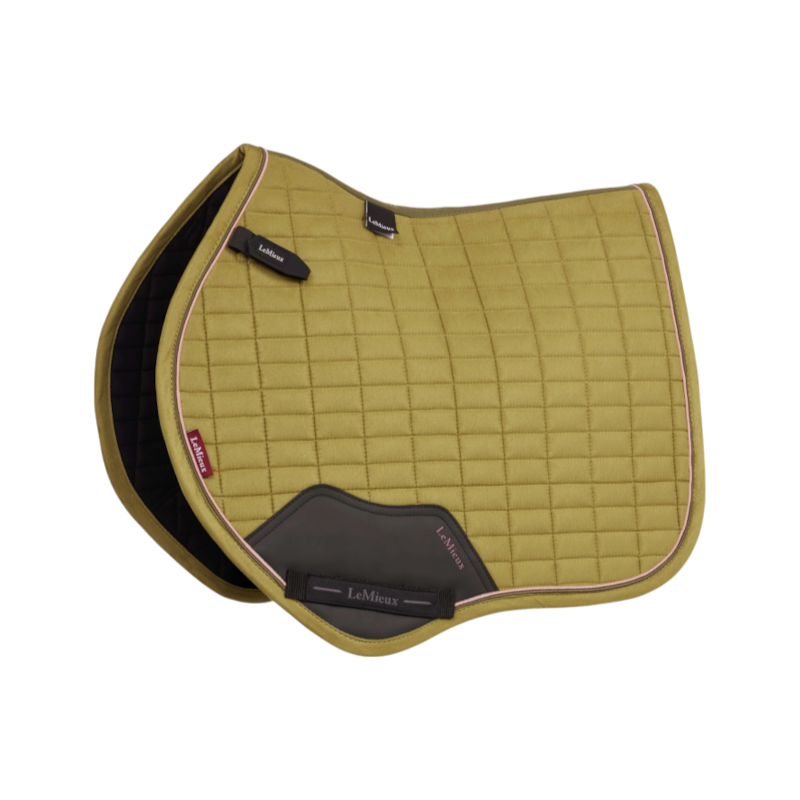 LeMieux - Tapis de selle Suede Close Contact Square gooseberry