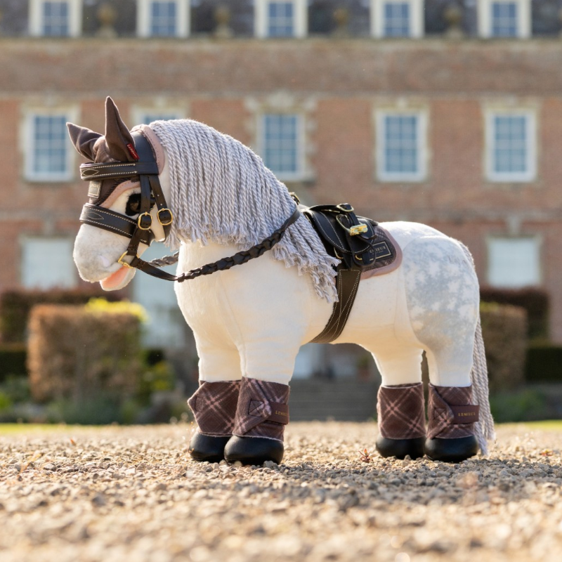 LeMieux - Tapis de selle pour peluche Toy Pony Heritage cocoa
