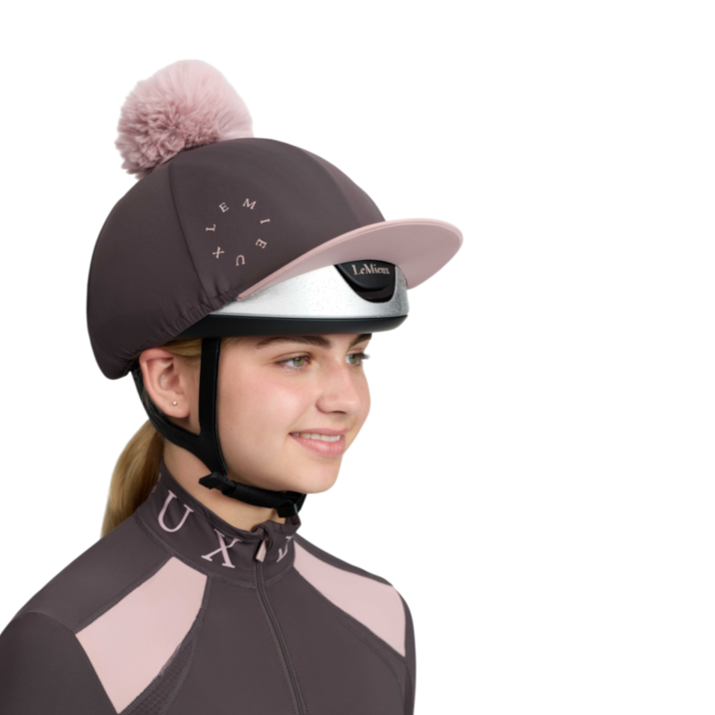 LeMieux - Toque de casque à pompon amovible Classique cocoa
