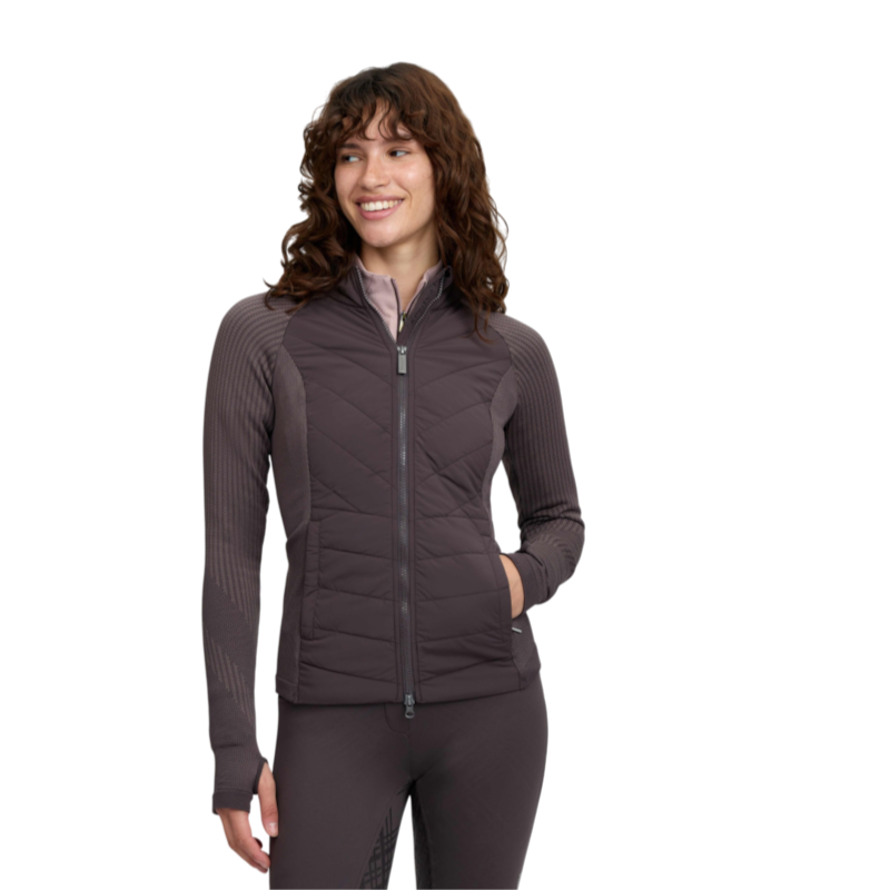 LeMieux - Veste hybride manches longues femme Maddie cocoa