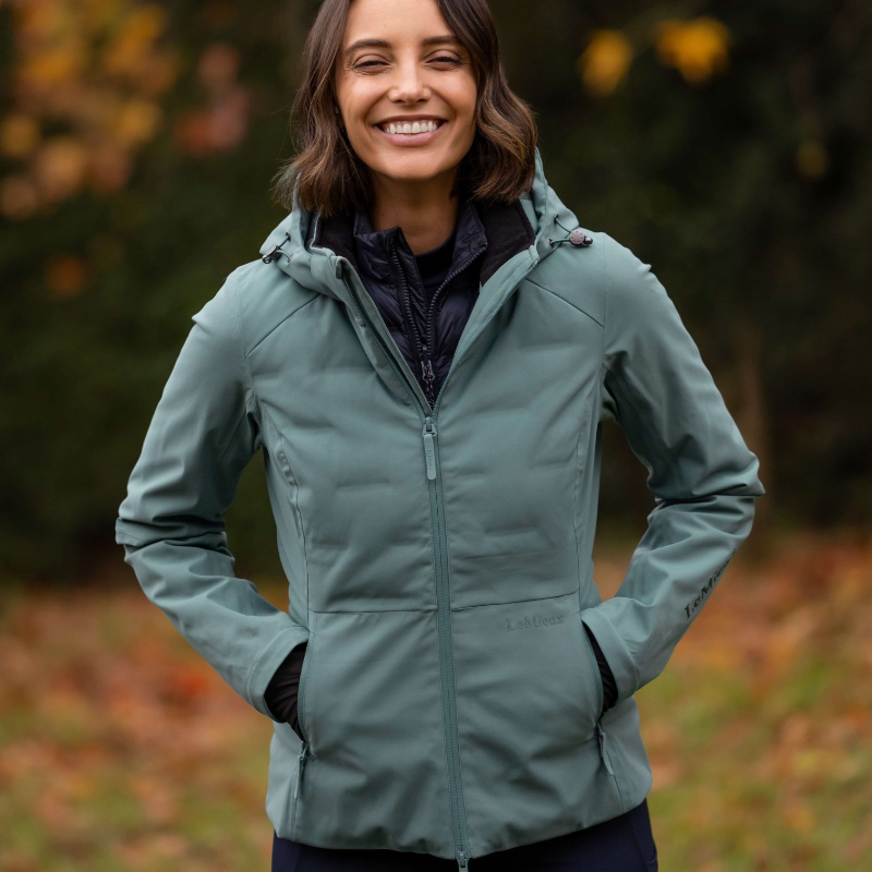 LeMieux - Veste imperméable 3-en-1 femme Brooke aloe