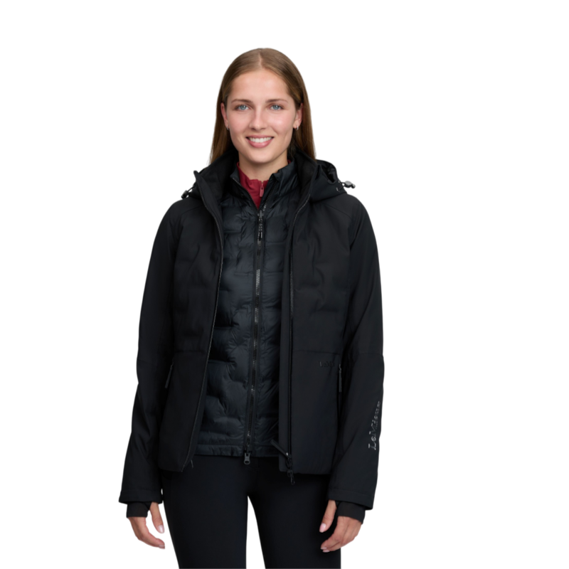 LeMieux - Veste imperméable 3-en-1 femme Brooke noir