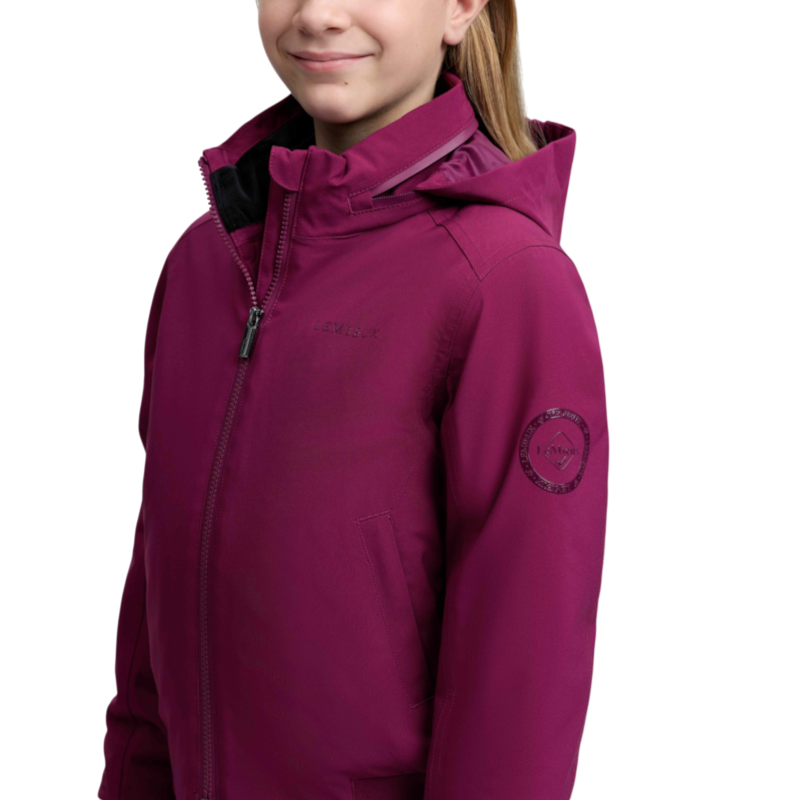 LeMieux - Veste imperméable enfant Clarissa Crew blackberry