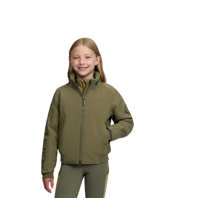 LeMieux - Veste imperméable enfant Clarissa Crew willow green