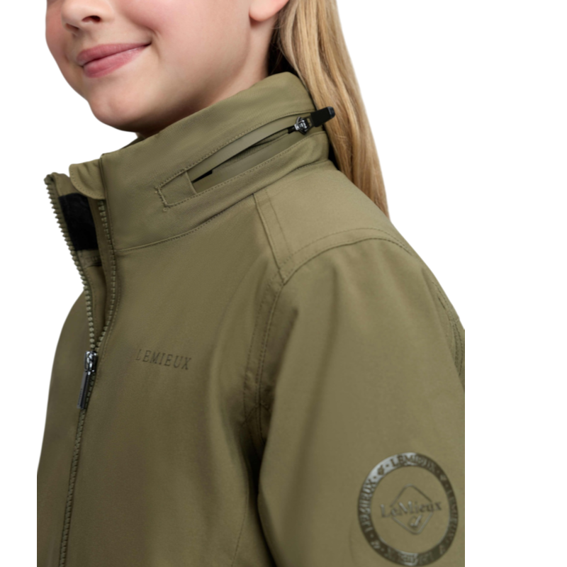 LeMieux - Veste imperméable enfant Clarissa Crew willow green