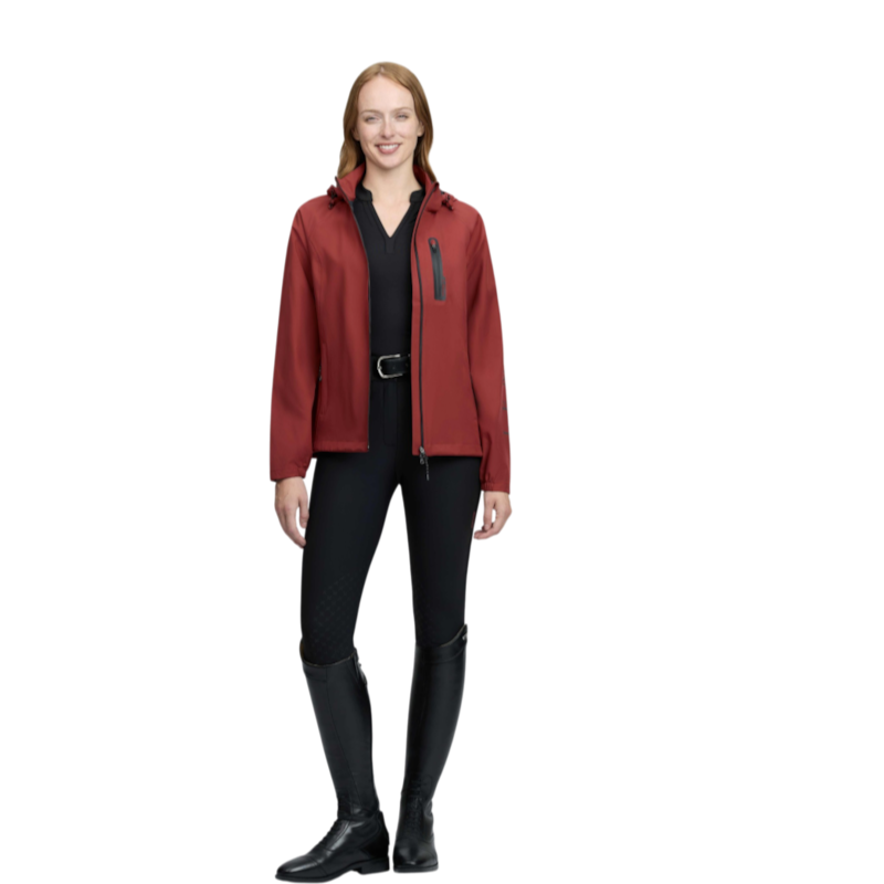 LeMieux - Veste imperméable légère femme Athena russet