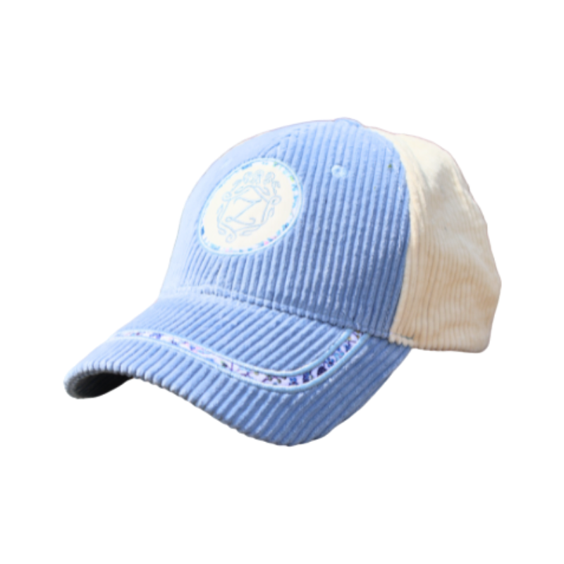 Les poneys de Zoé - Casquette Ponylove bleu ciel et beige
