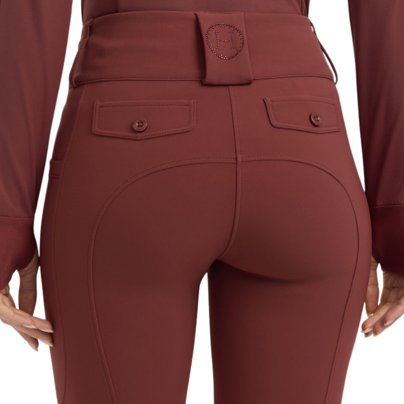 Harcour - Pantalon d'équitation femme Luce vigne