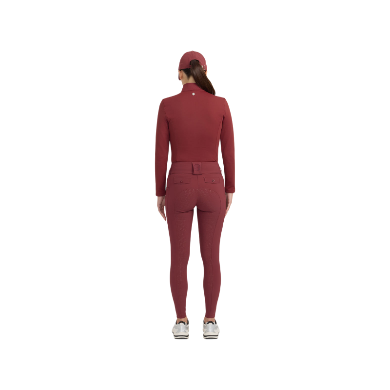 Harcour - Pantalon d'équitation femme Ludivine vigne